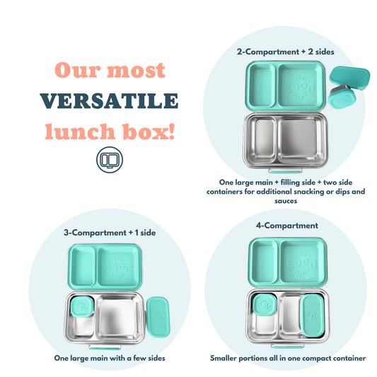Stainless Steel Lunch Box - The Snacker™