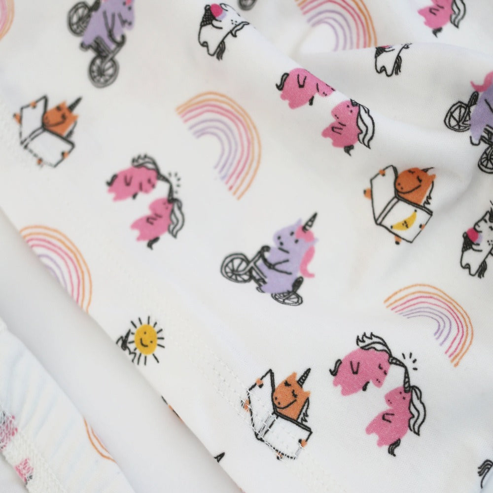 Pajama set, long- unicorn*