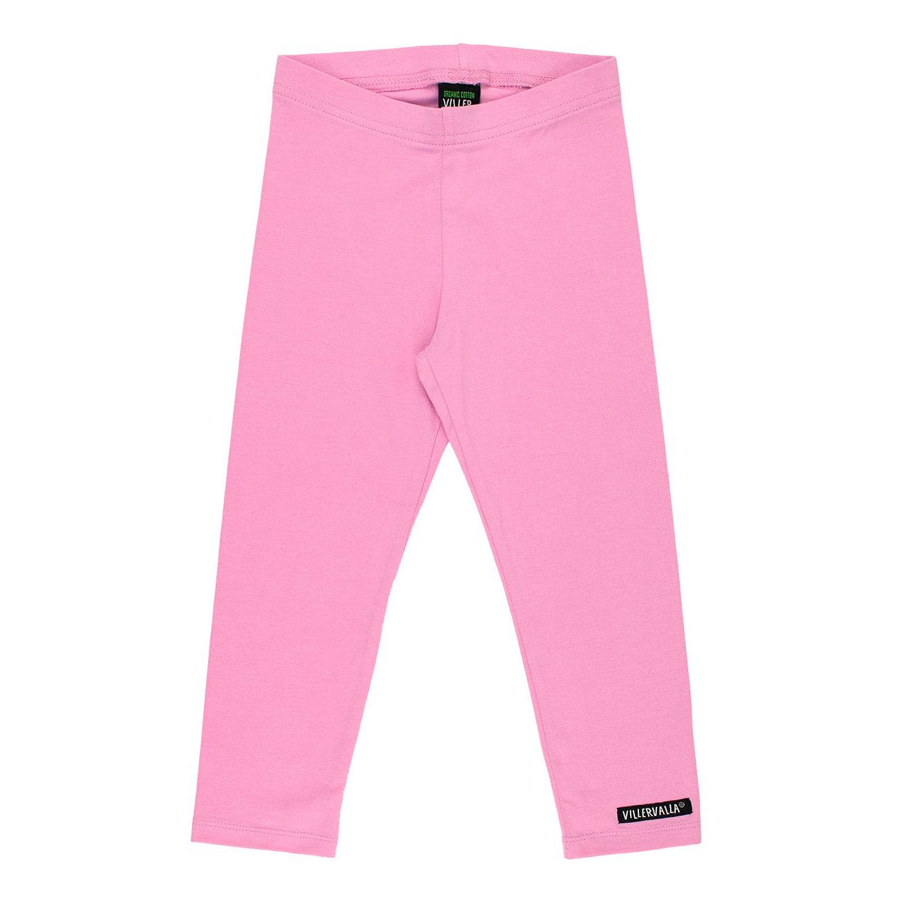 Girls Organic Cotton Leggings - Blossom Pink | Villervalla