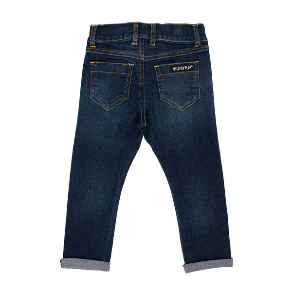 Villervalla Stretch denim jeans- raw vintage, back