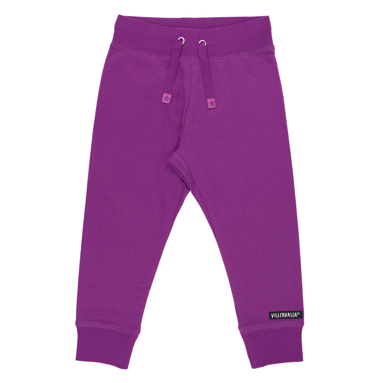 Villervalla Organic Kids' Sweatpants- Dahlia Purple