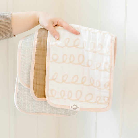 Fawn & Foster organic Burp cloths- haven*