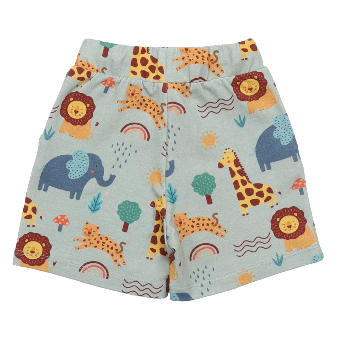 Walkiddy Organic Shorts Mini Safari The Green Crib & Kid