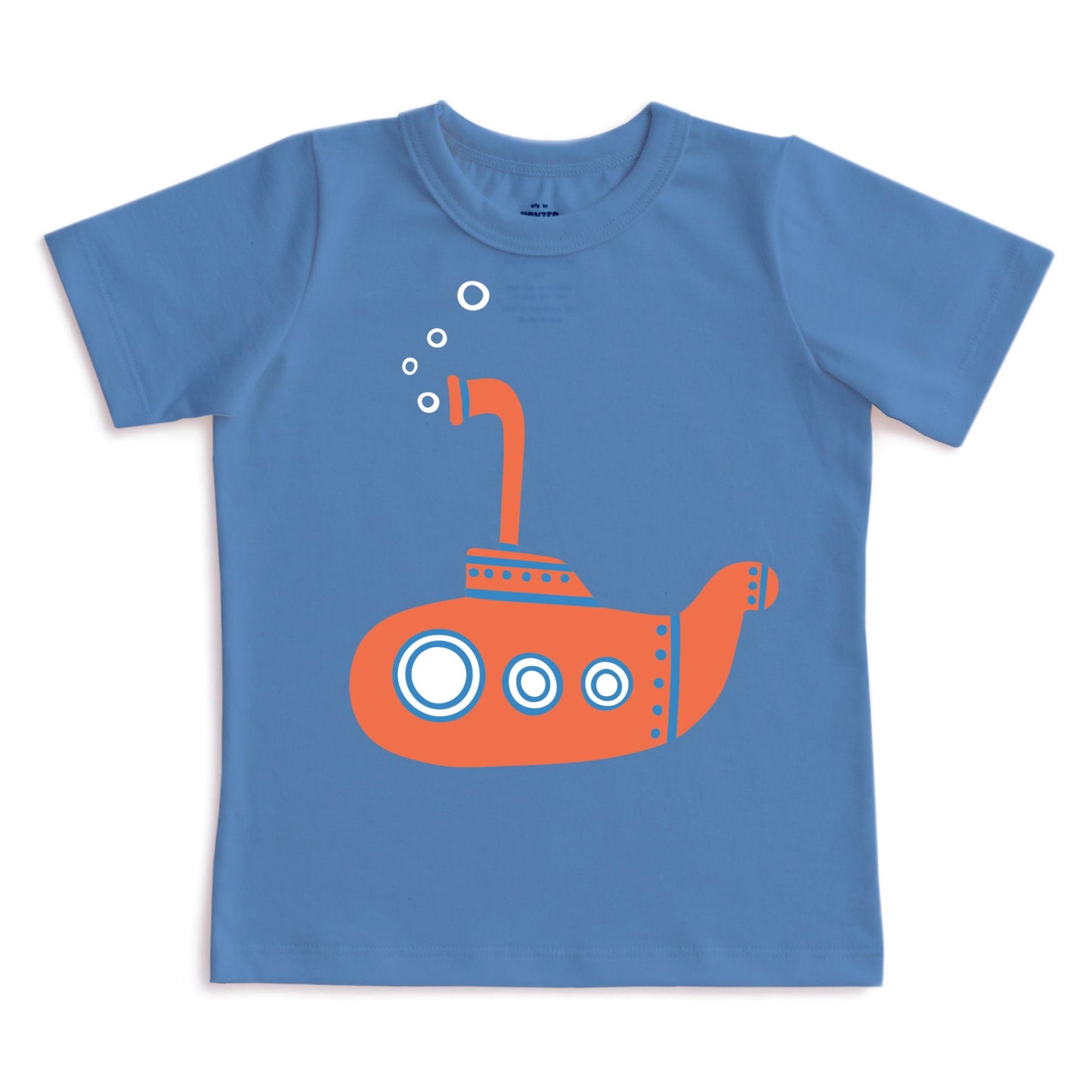 Winter Water Factory organic Short sleeve t-shirt- lake blue submarine