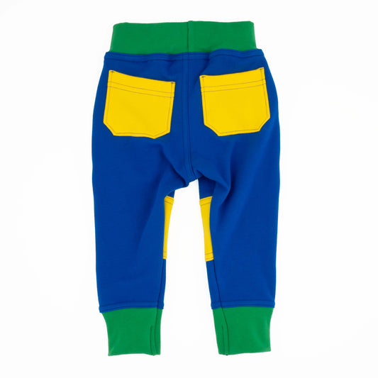Peace House Studio Organic Colorblock joggers- big kid, various colors*