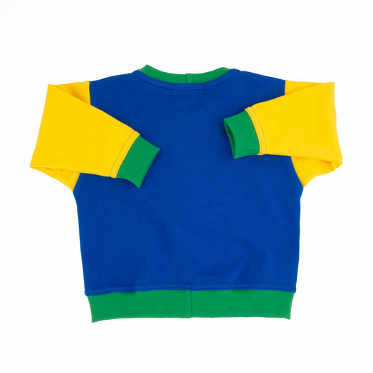Peace House Studio Organic Colorblock sweatshirt- big kid, various colors*