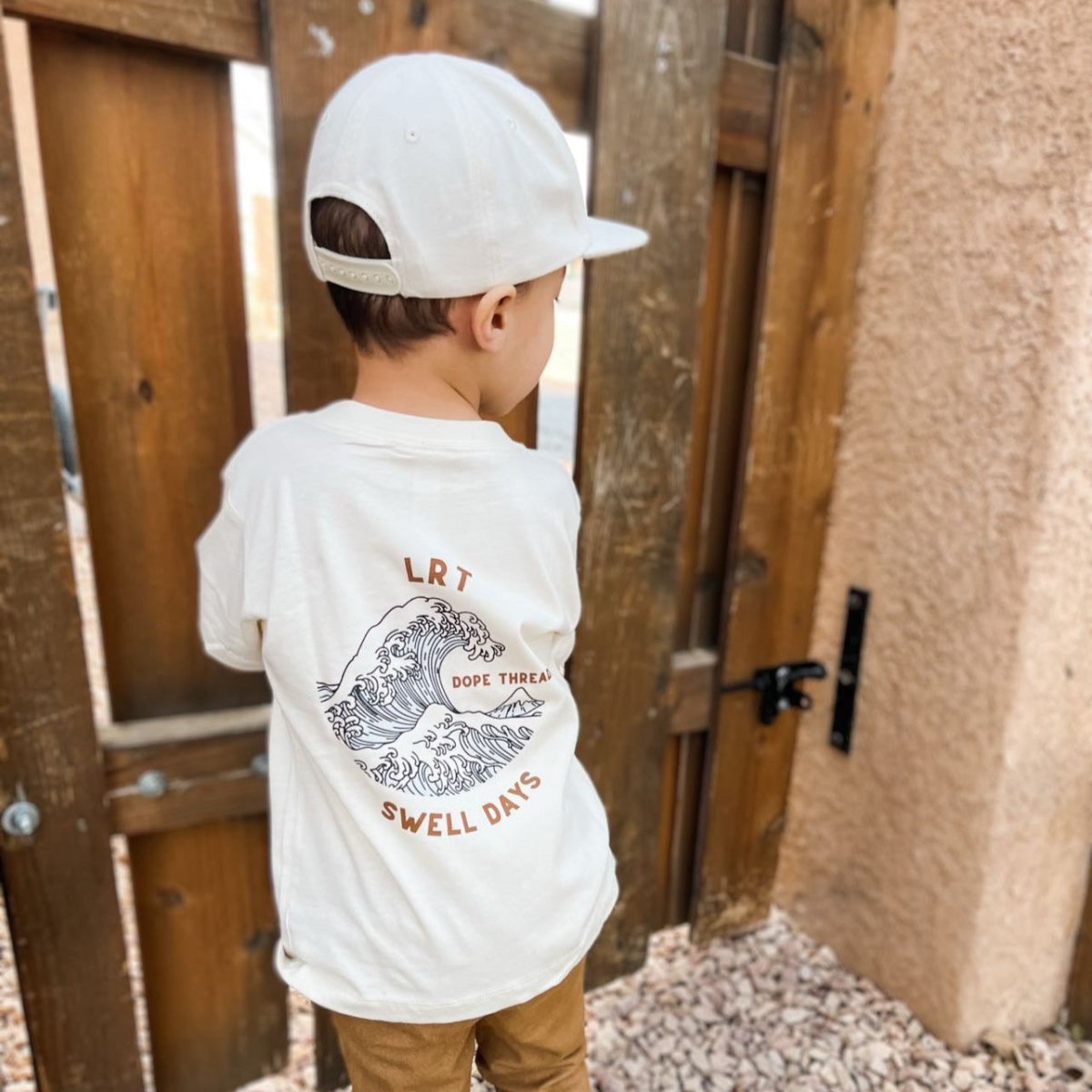 Little Rad Things Organic Boys' Short-Sleeved T-Shirt- DOPE THREADS SWELL DAYS