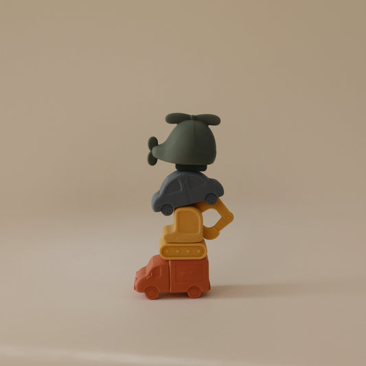 Mushie Bath play set- vehicles*