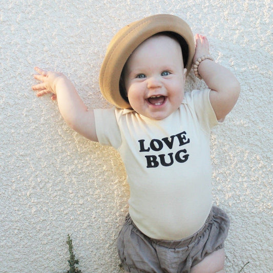 Tenth & Pine Organic Cotton Babies' Bodysuit- Love Bug