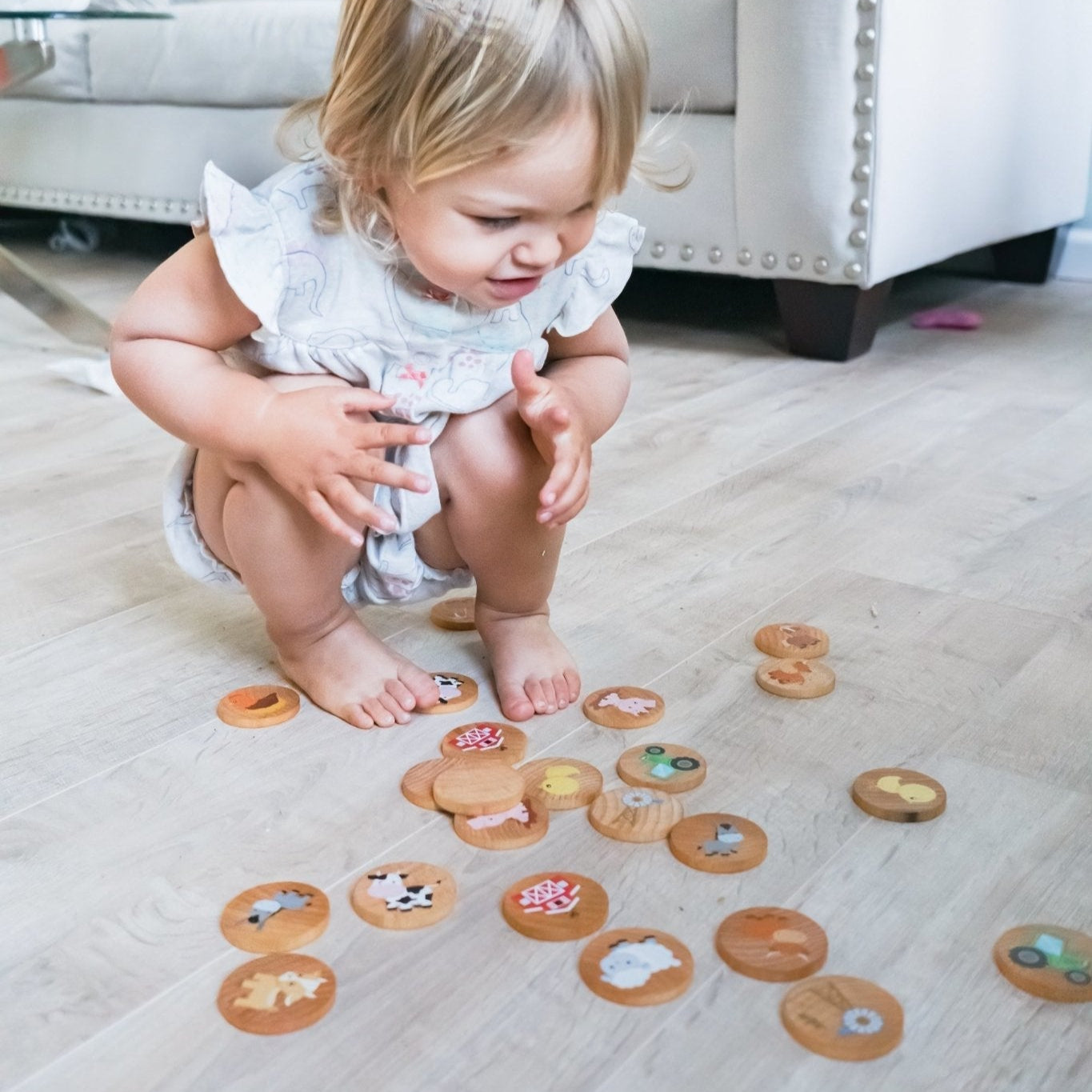 Bannor Toys Farm Matching Tiles