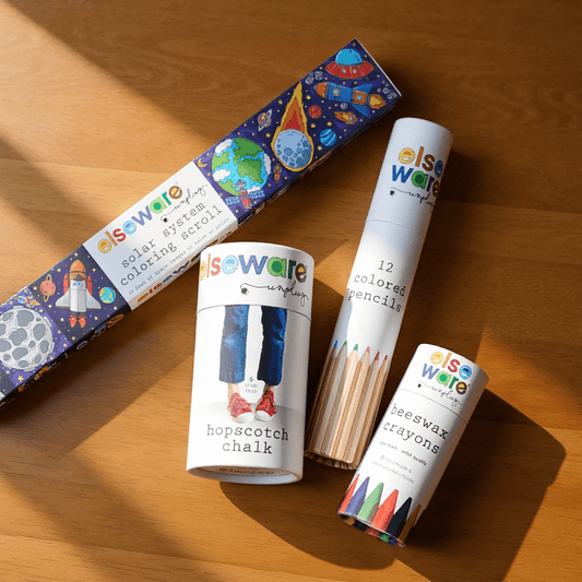 Outdoor Art Bundle - Chalk, Crayons, & Coloring Fun