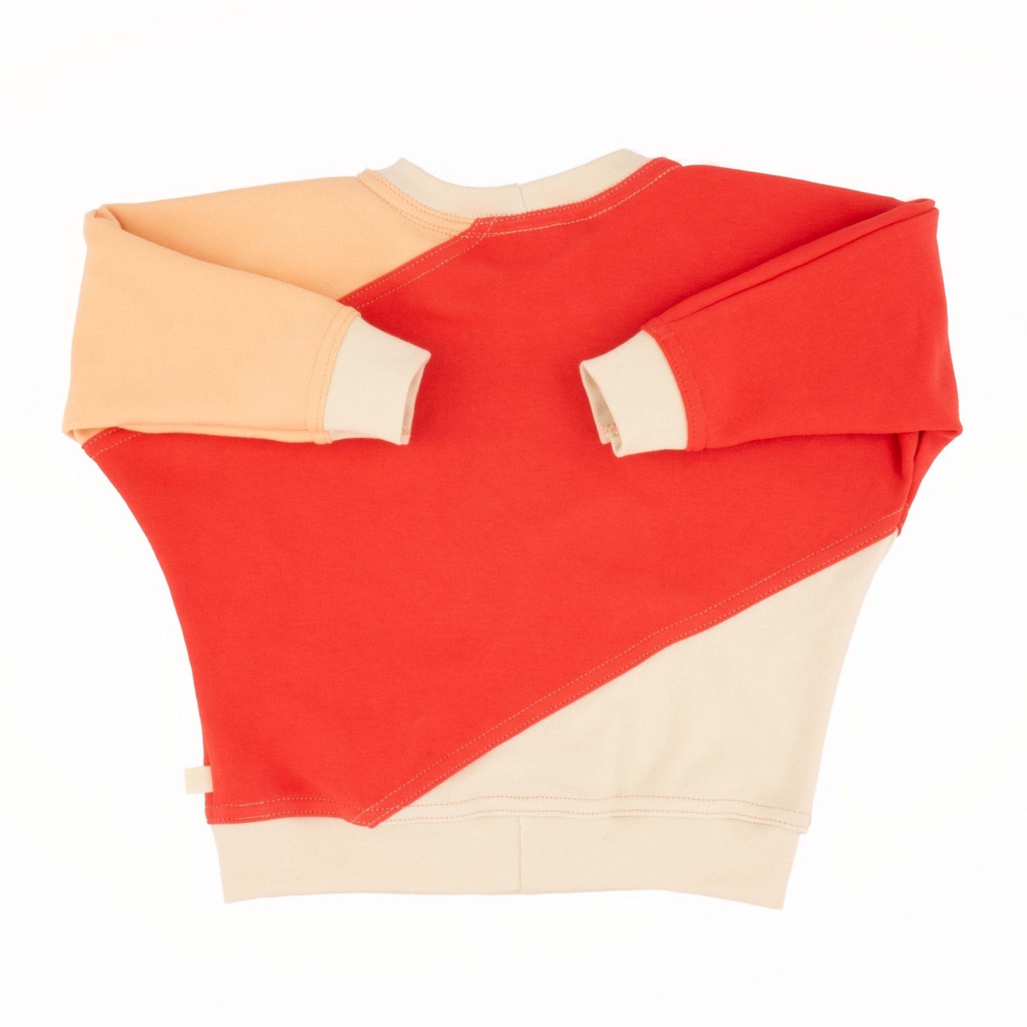 Diagonal colorblock sweatshirt- toddler, various colors*