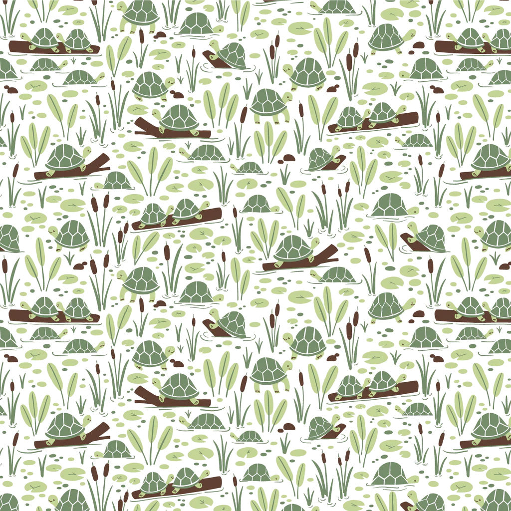 Winter Water Factory organic Tank top- turtles