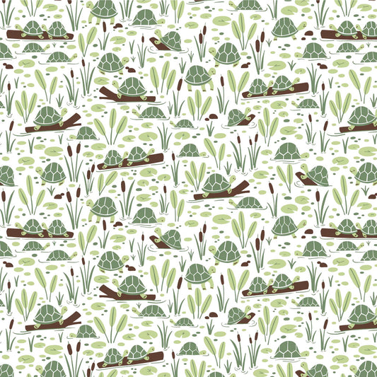 Winter Water Factory organic Tank top- turtles