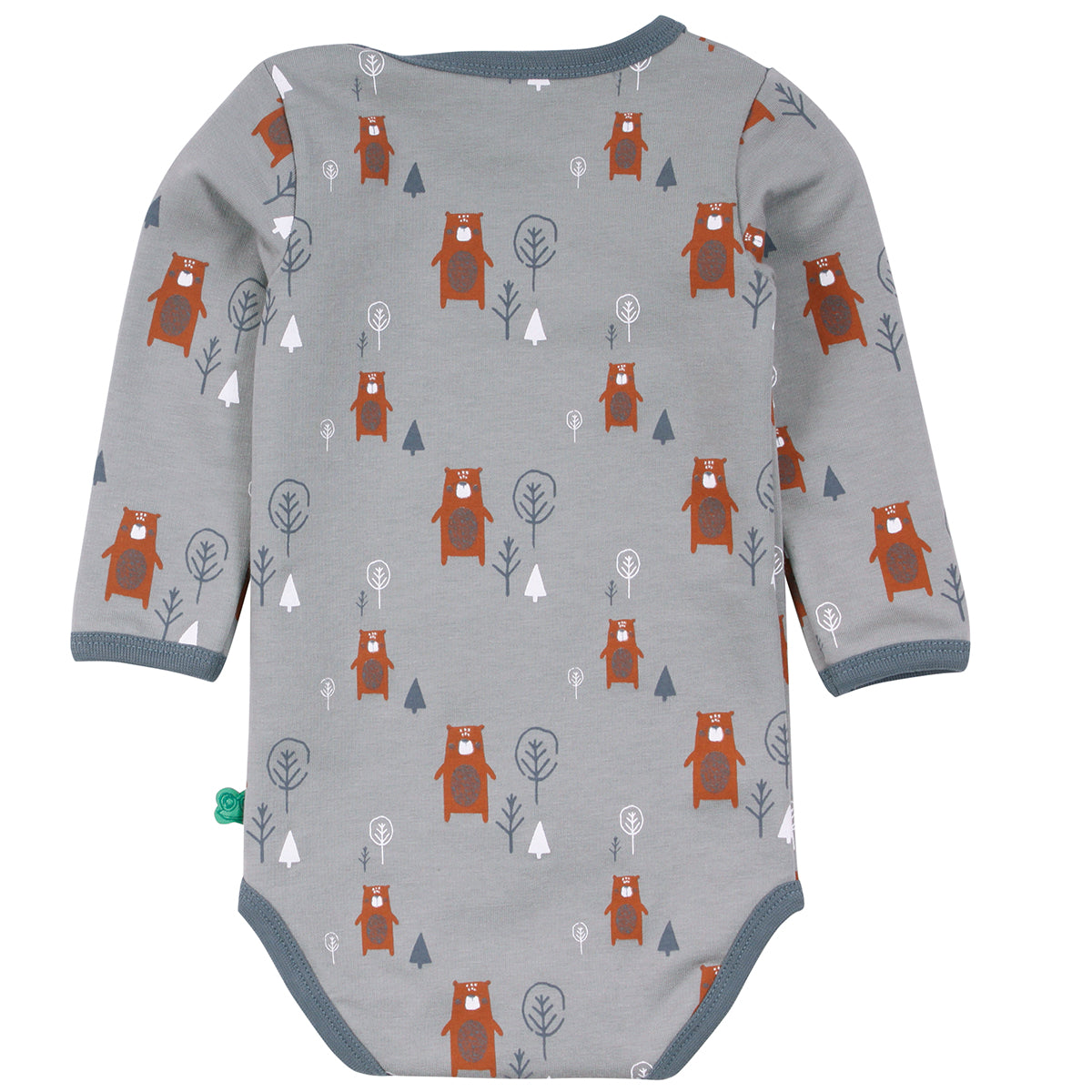 Fred's World bear long sleeve bodysuit, back
