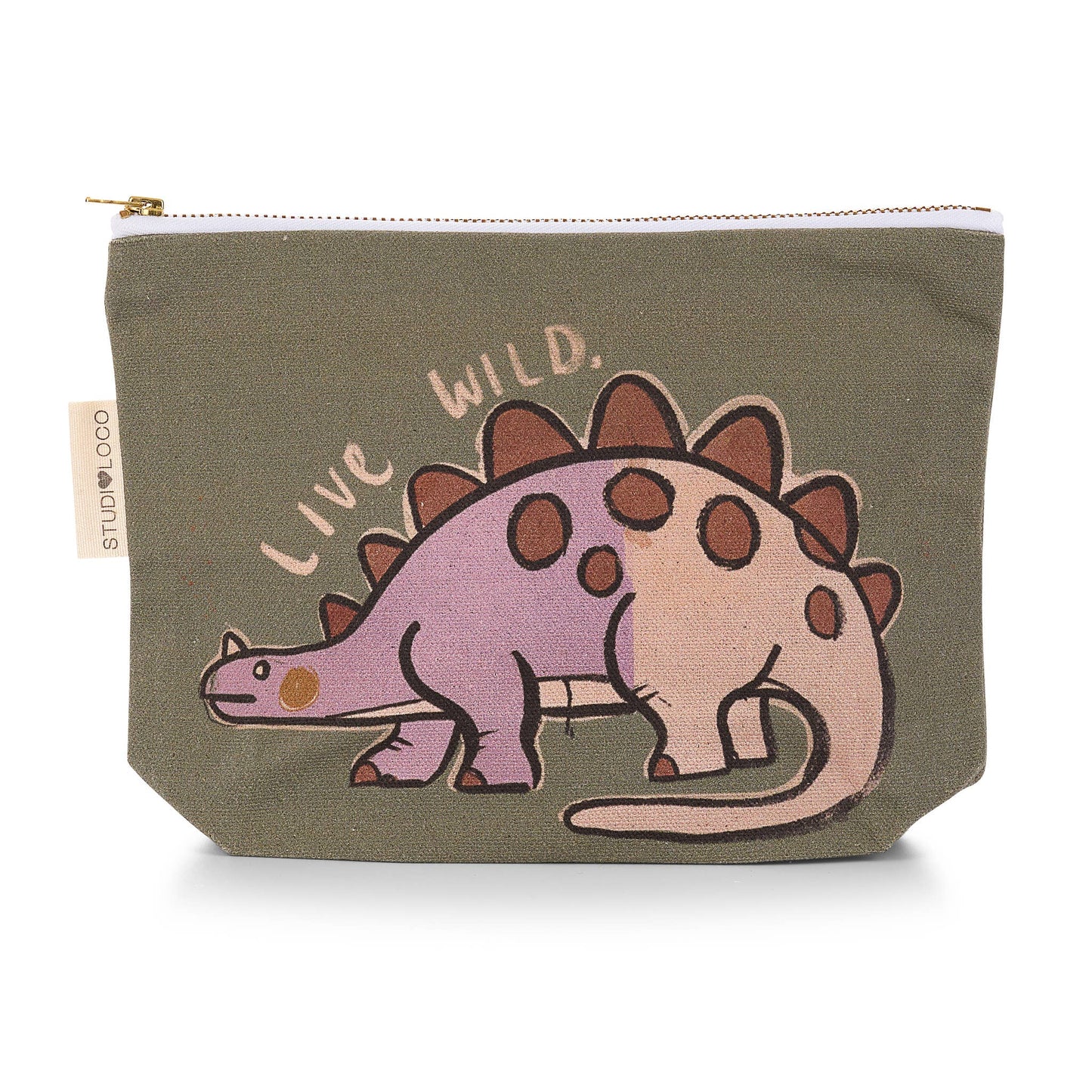 StudioLoco organic Pouch- dinosaur