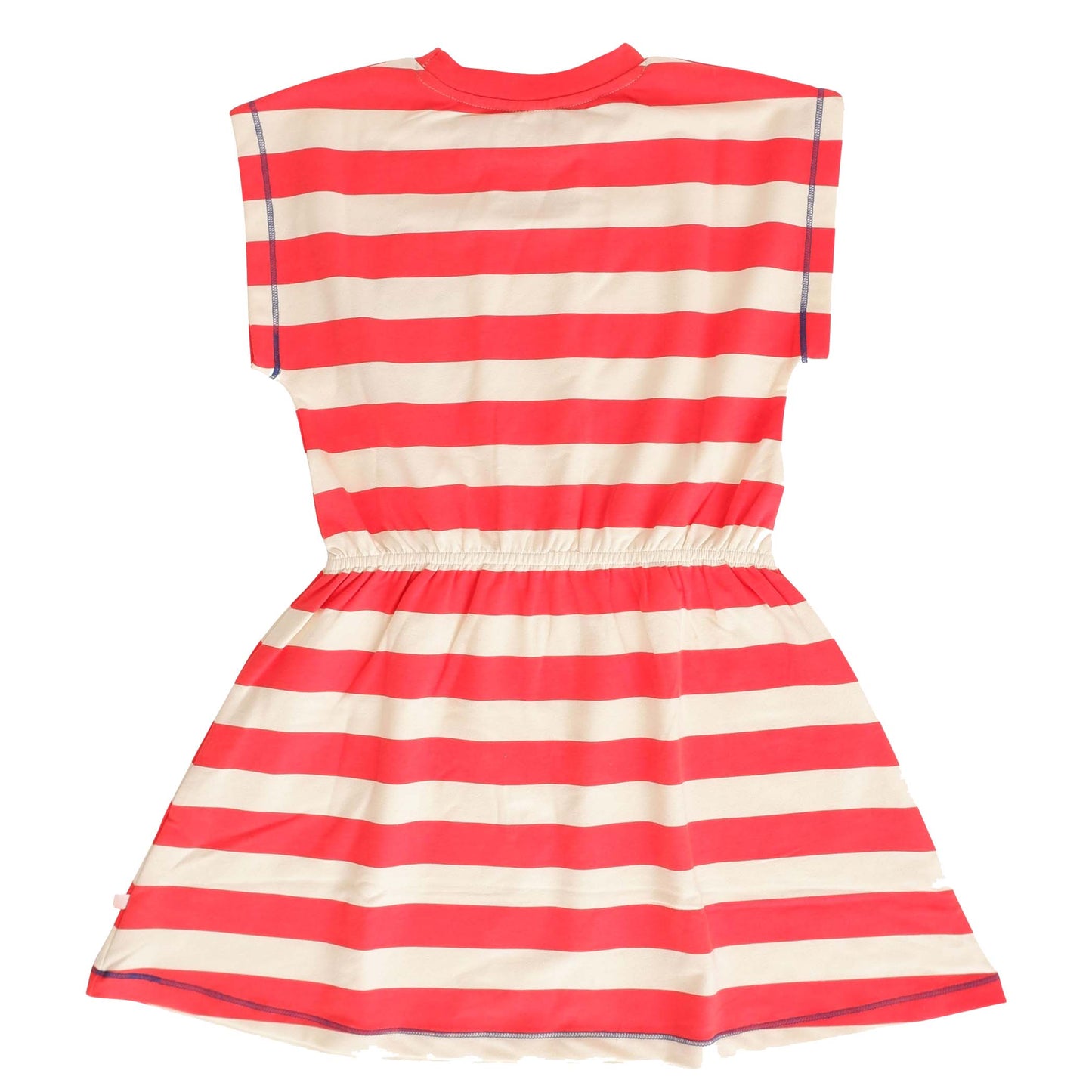 Alba of Denmark Gone surfing dress- spicy love stripes, back