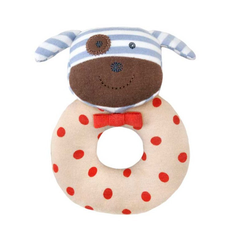 Apple Park organic Teething rattle- Boxer the Dog