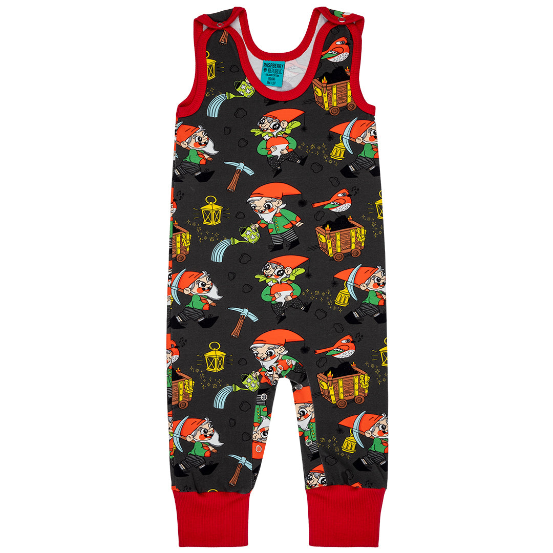 Raspberry Republic organic Dungarees- best gnomies