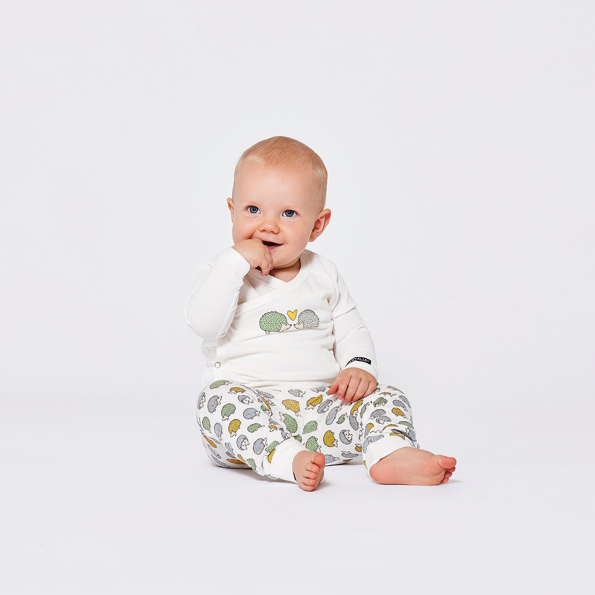 Villervalla Organic Baby Pants Hedgehog The Green Crib & Kid