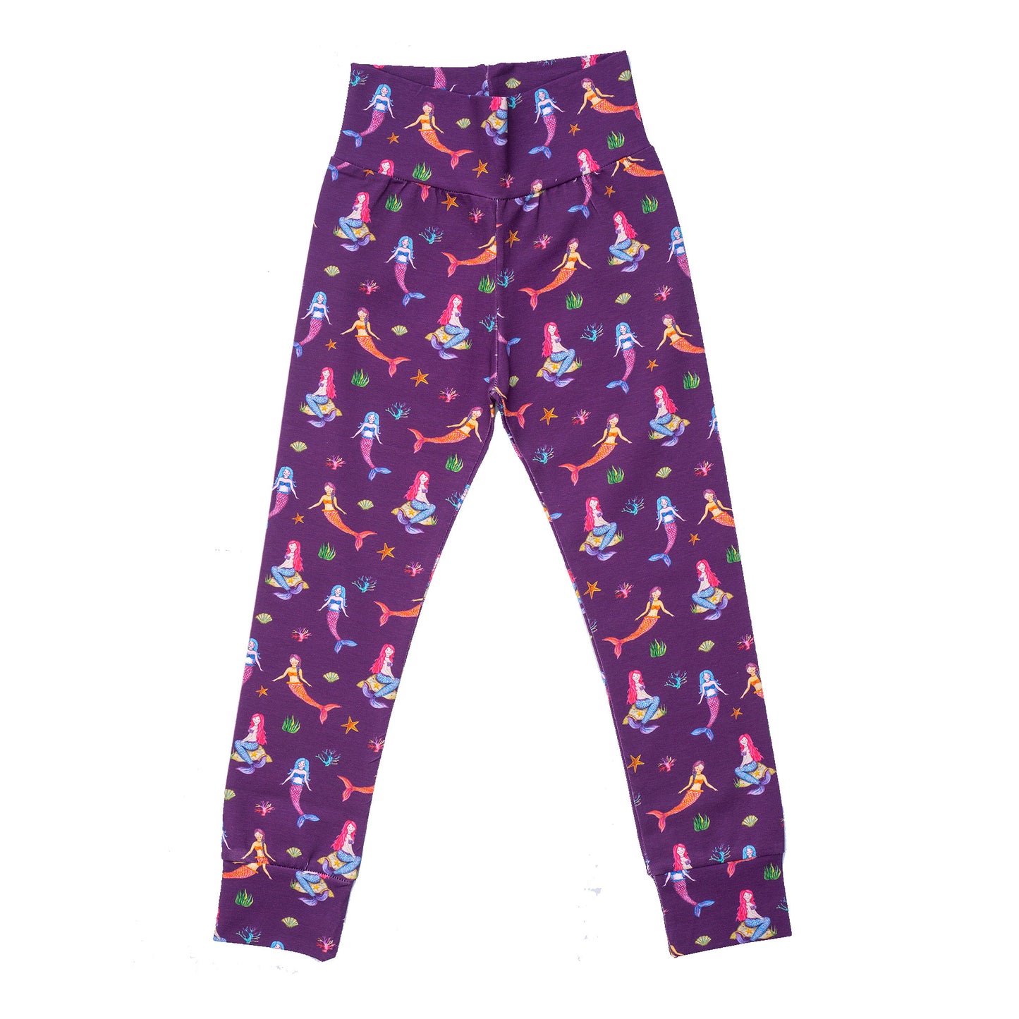JECO mystical mermaids in purple leggings