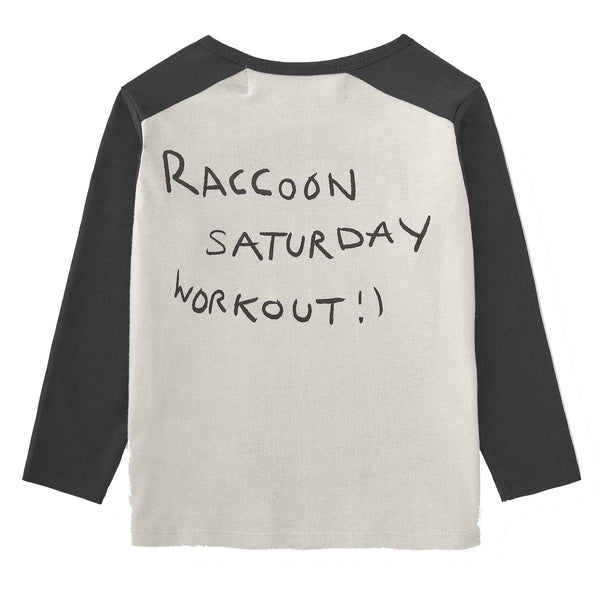 Naada (formerly nadadelazos) organic Racoon workout t-shirt, back