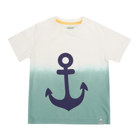 Lilly + Sid Dip dye anchor t-shirt