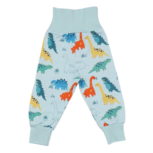 Walkiddy organic Pants- baby dinosaurs, back