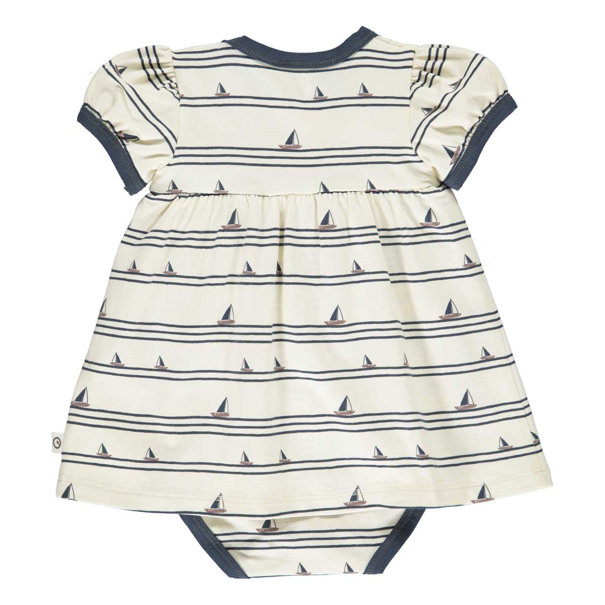 Musli Boat print bodysuit dress, back