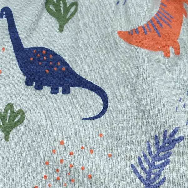Lilly + Sid organic 2-pack dinosaur/stripe pants, print