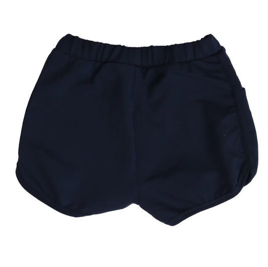 Walkiddy organic Running shorts- midnight blue, back