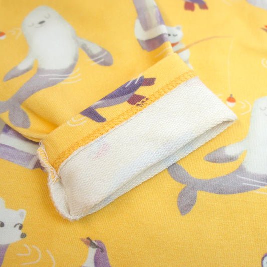 Curious Stories organic Long sleeve shirt- polar play, sleeve