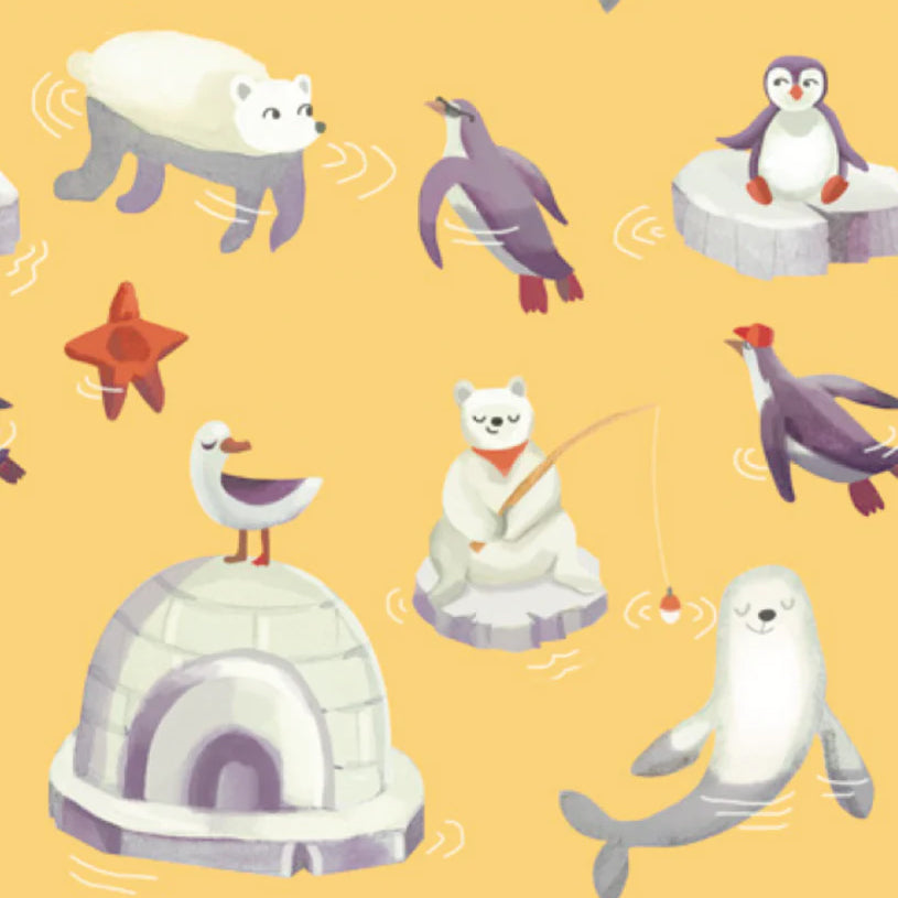 Curious Stories organic Long sleeve shirt- polar play, print