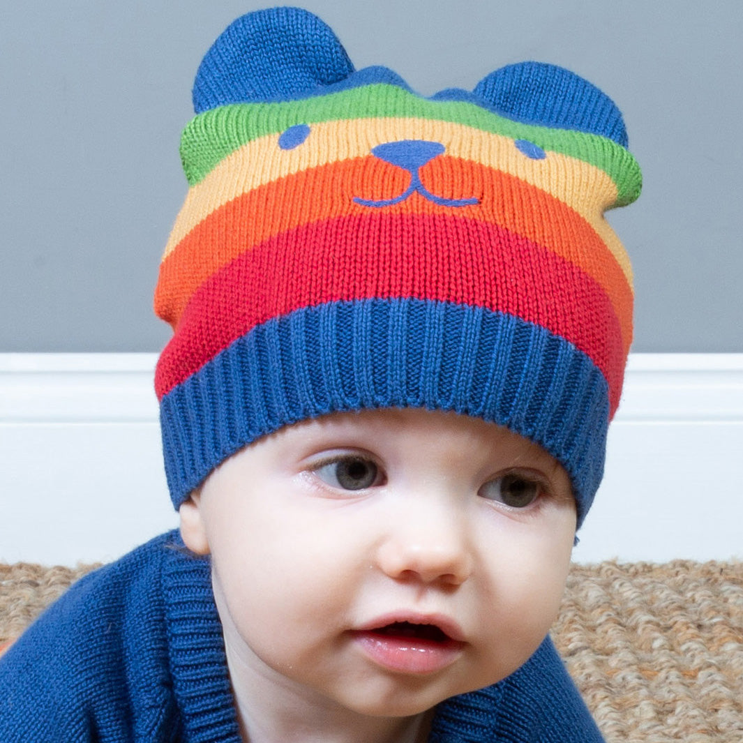 Kite Clothing Organic Rainbow Knit Hat The Green Crib & Kid