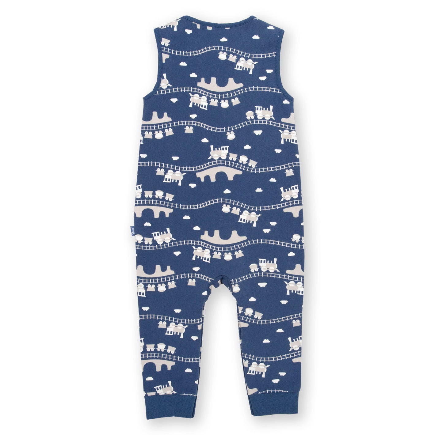 Kite CLothing organic train overalls, back