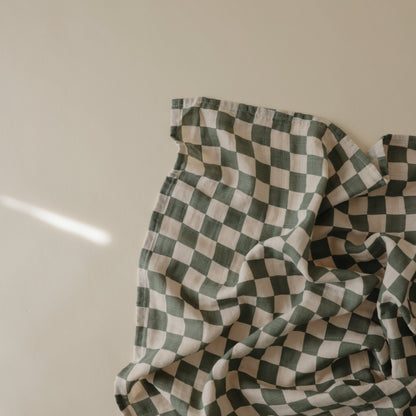 Muslin swaddle blanket, various colors*