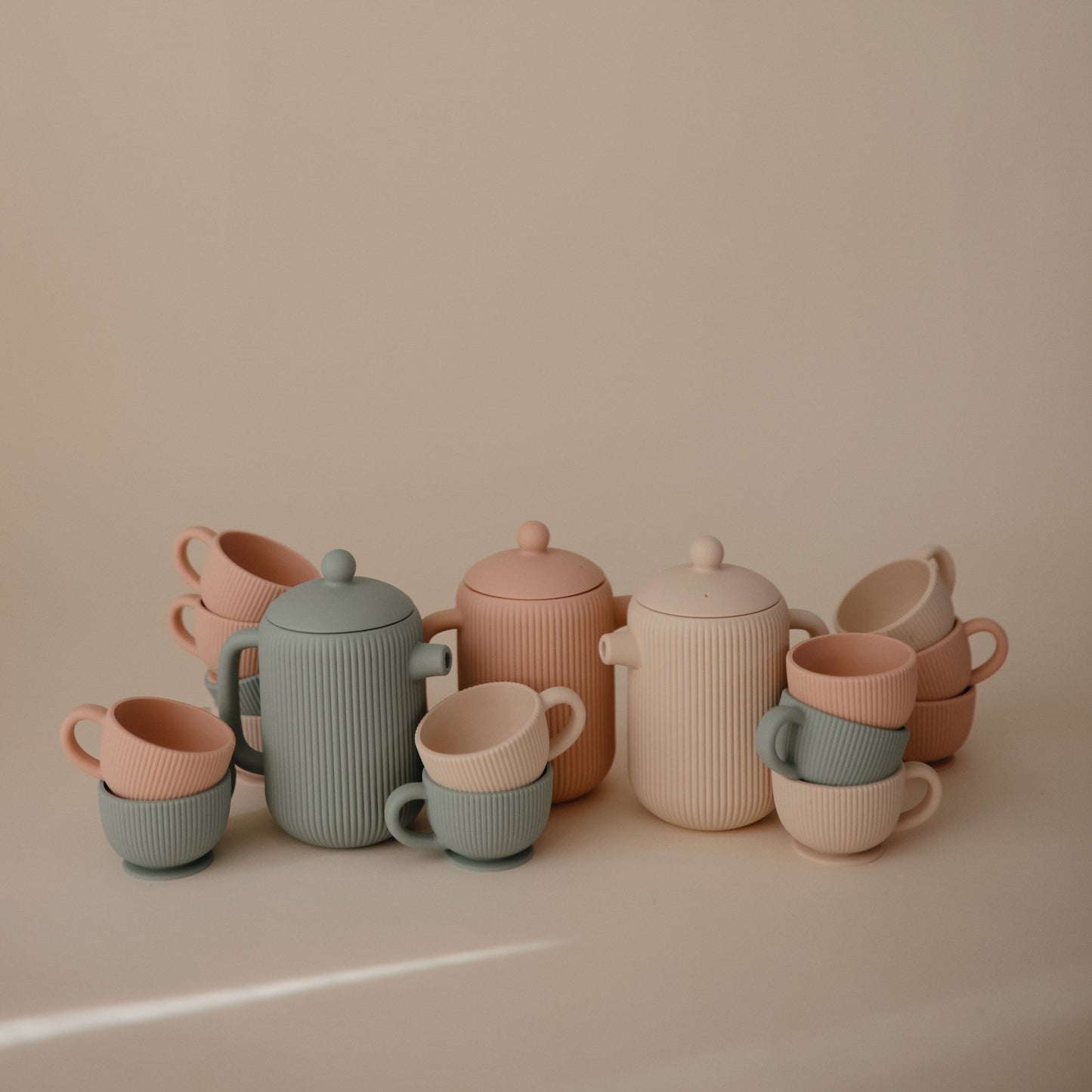Silicone Tea Play Set - Various Colors | Mushie