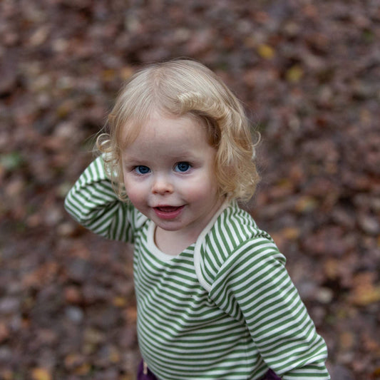 Little Green Radicals Organic Cotton Bodysuit 2 Pack - Olive Ducks