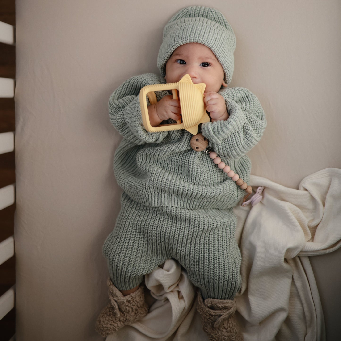 Mushie Extra Soft 2 Pack Muslin Crib Sheet