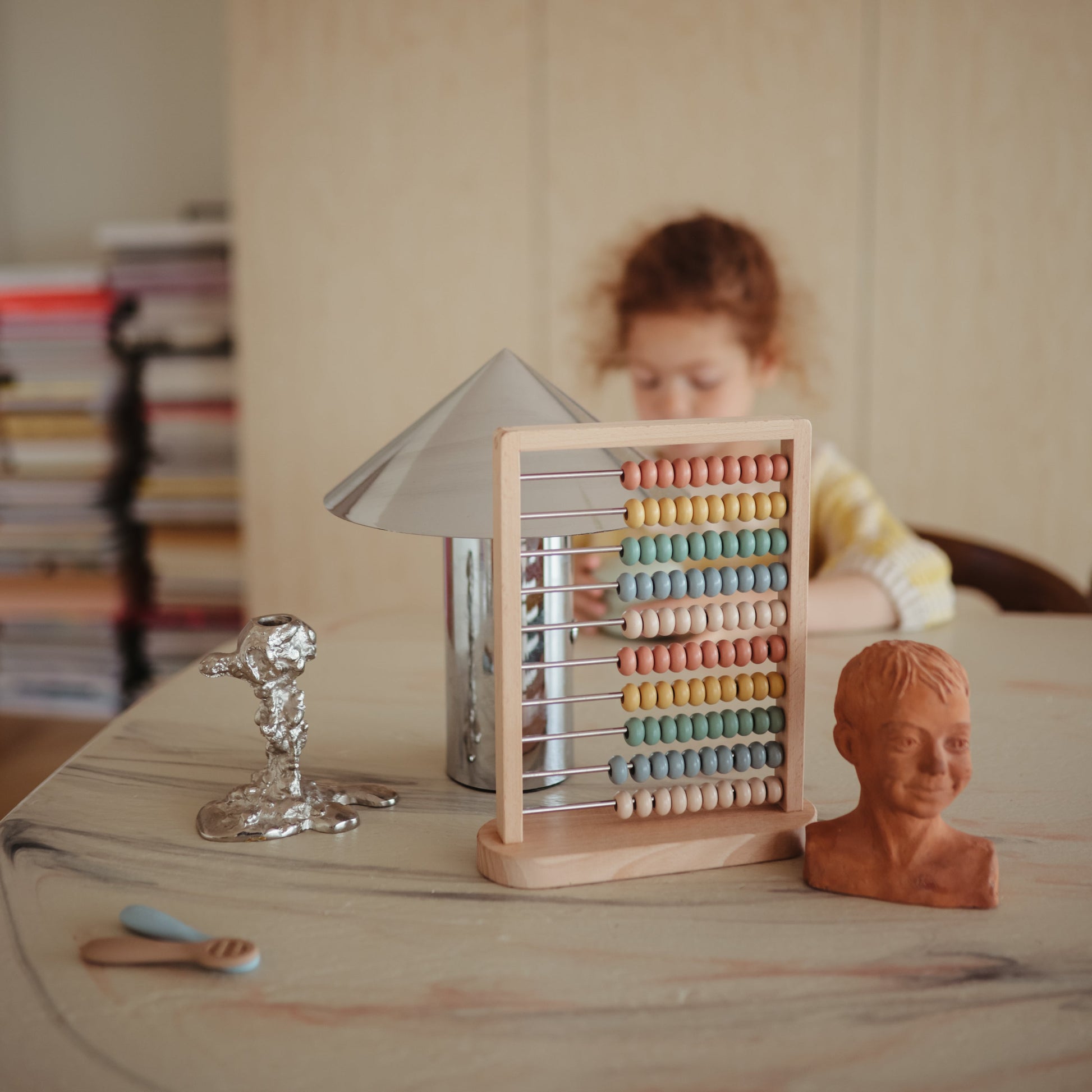 Wooden Abacus - Muted Colors | Mushie