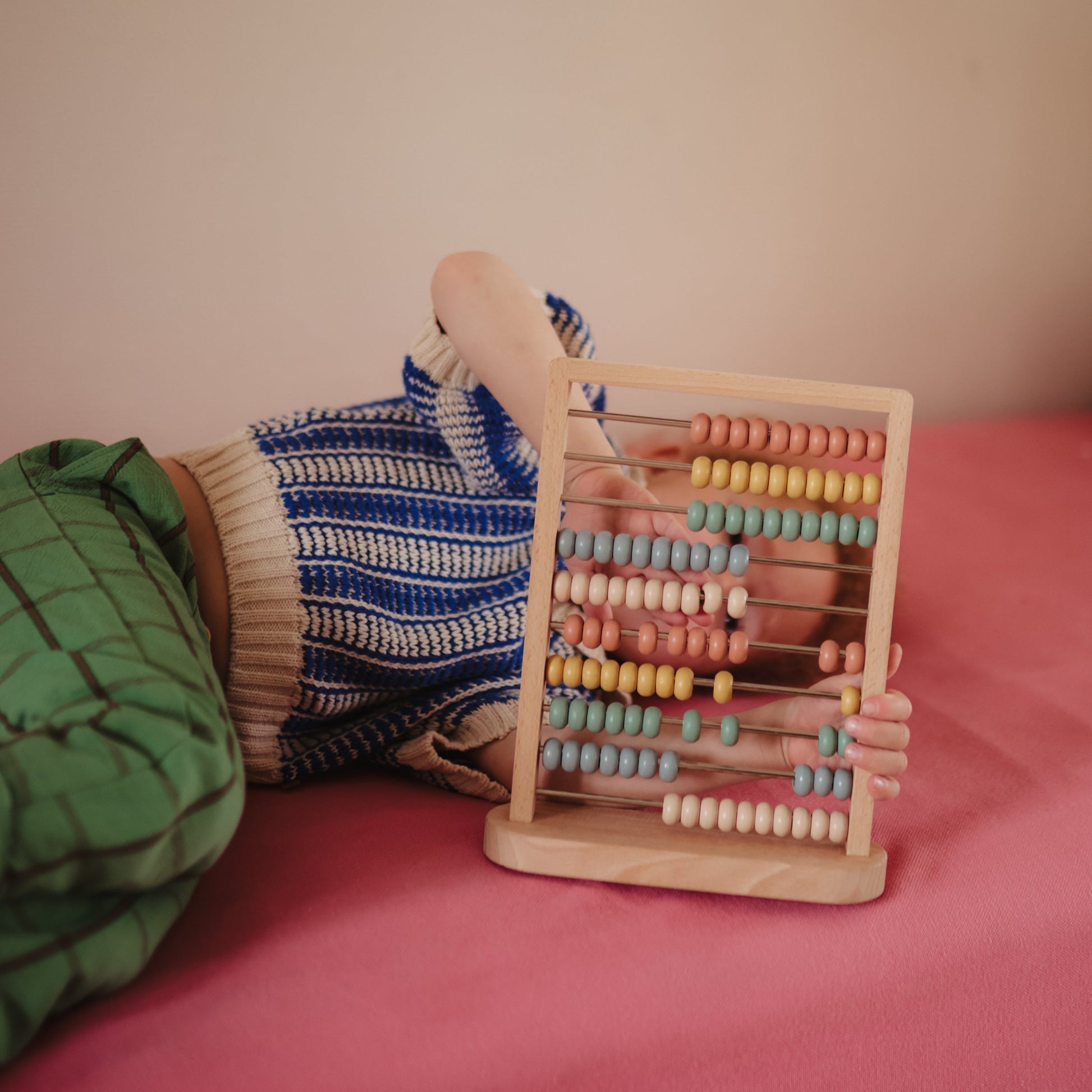 Wooden Abacus - Muted Colors | Mushie