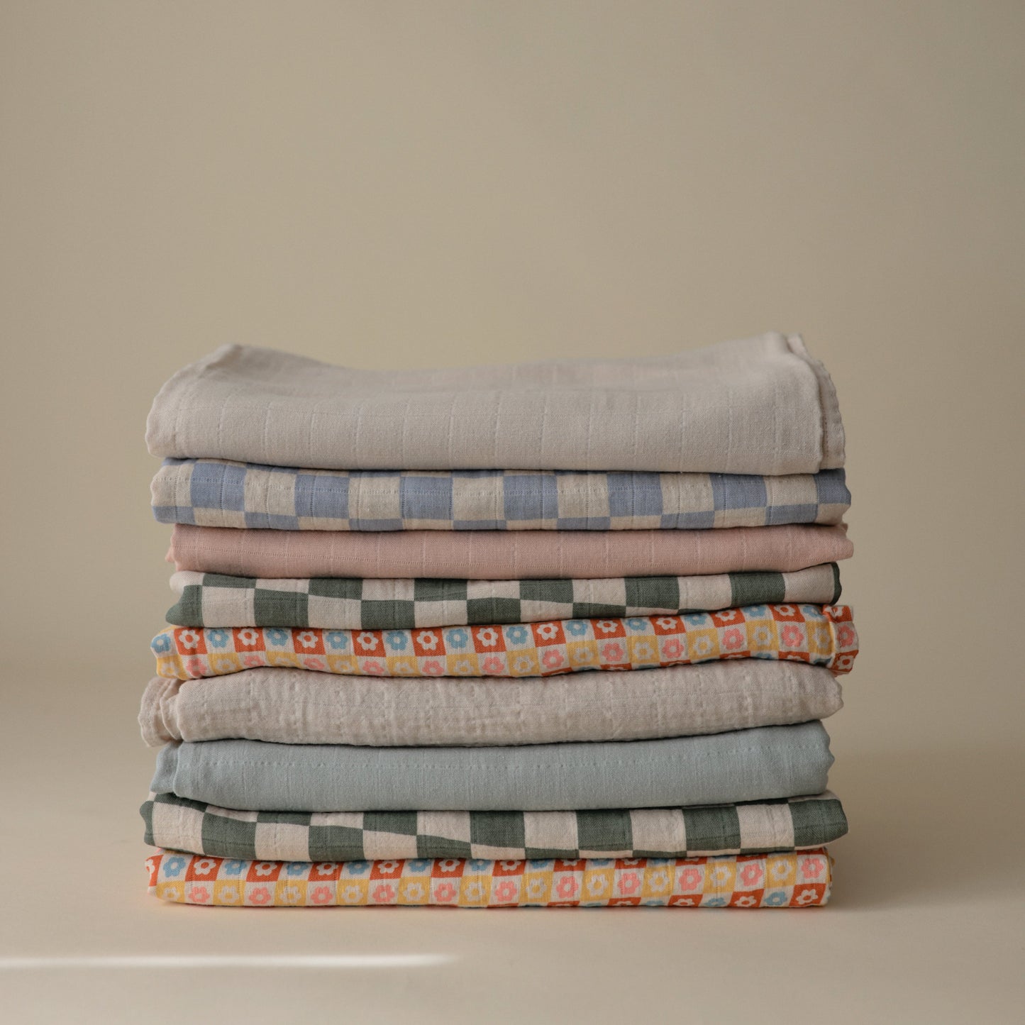 Muslin swaddle blanket, various colors*