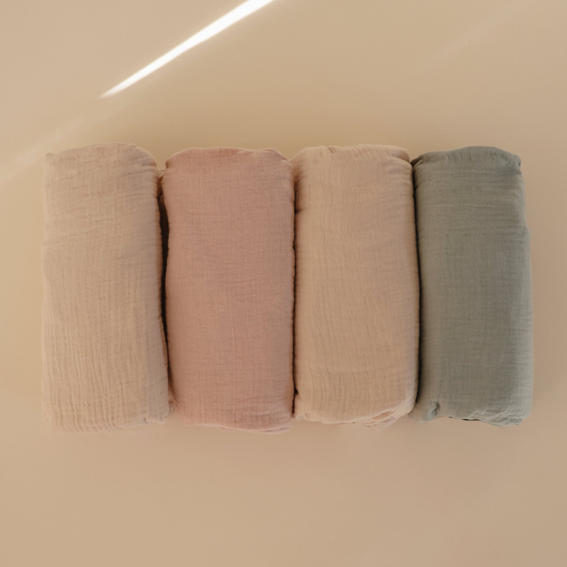 Mushie Extra Soft 2 Pack Muslin Crib Sheet