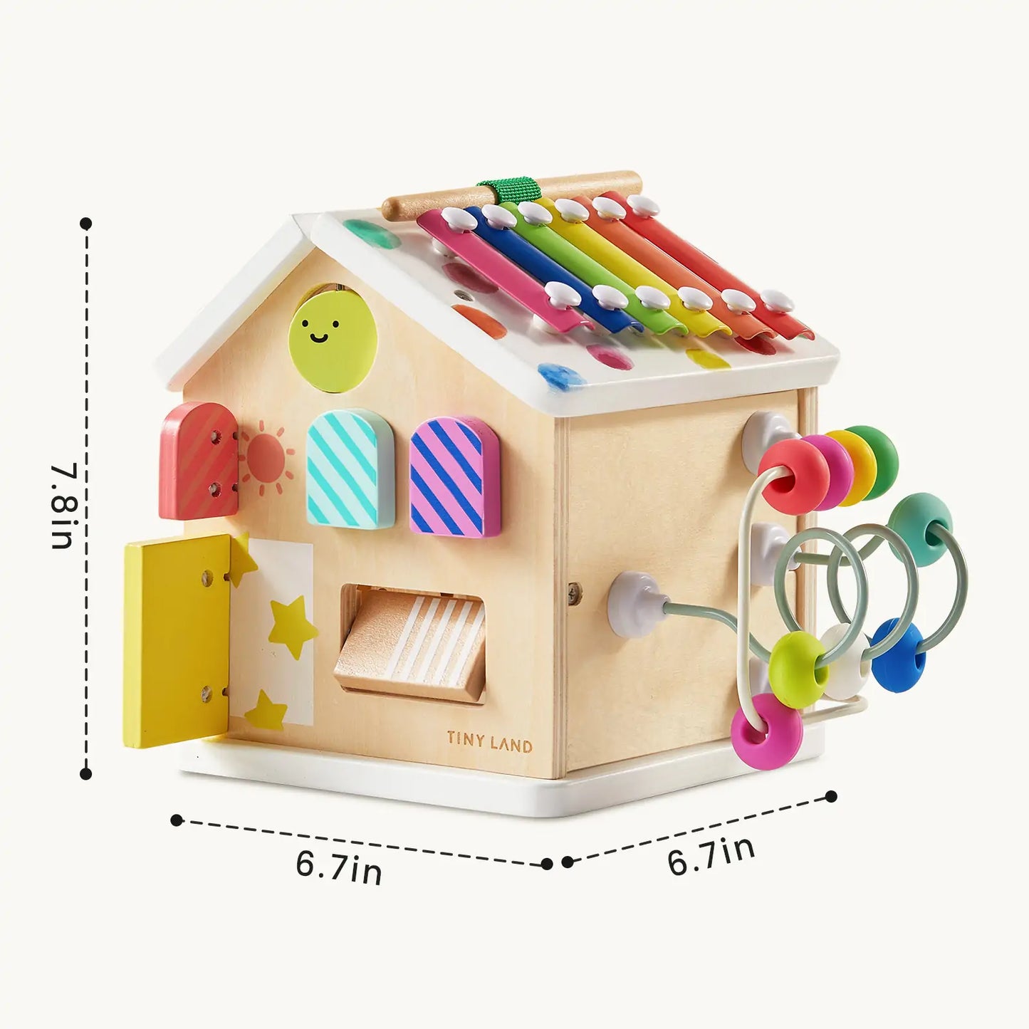 Cottage Activity Cube - Rainbow