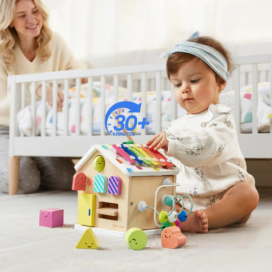 Cottage Activity Cube - Rainbow
