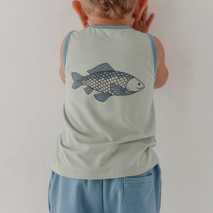 Bamboo Viscose Boy's Tank Top - Various Designs | Babysprouts