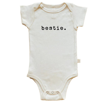 Tenth & Pine organic Short-sleeved bodysuit- bestie*