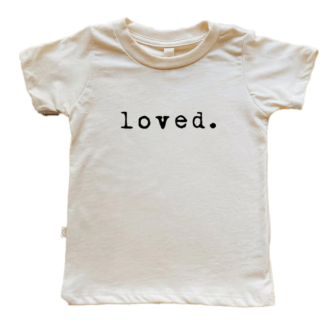 Tenth & Pine organic Short-sleeved t-shirt- loved*