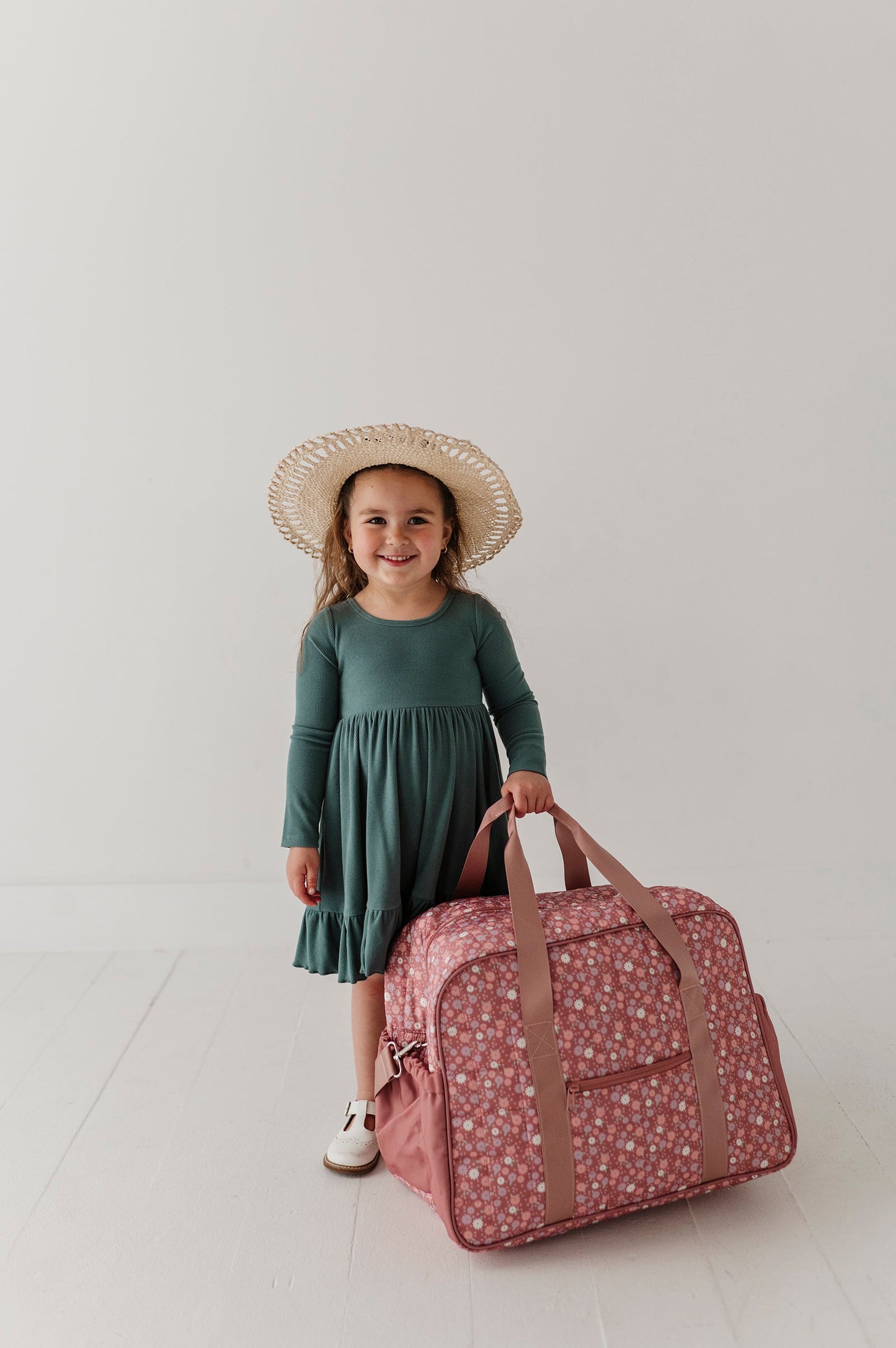 Bamboo Ribbed Ballet Dress - Atlantic
