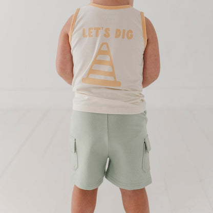 Boys Bamboo Terry Cargo Shorts  | babysprouts